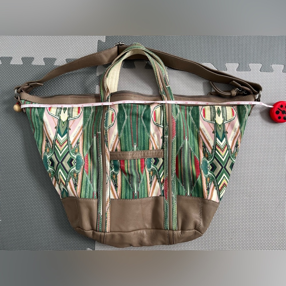 Isabella Fiore Multicolor Patterned Tote Bag